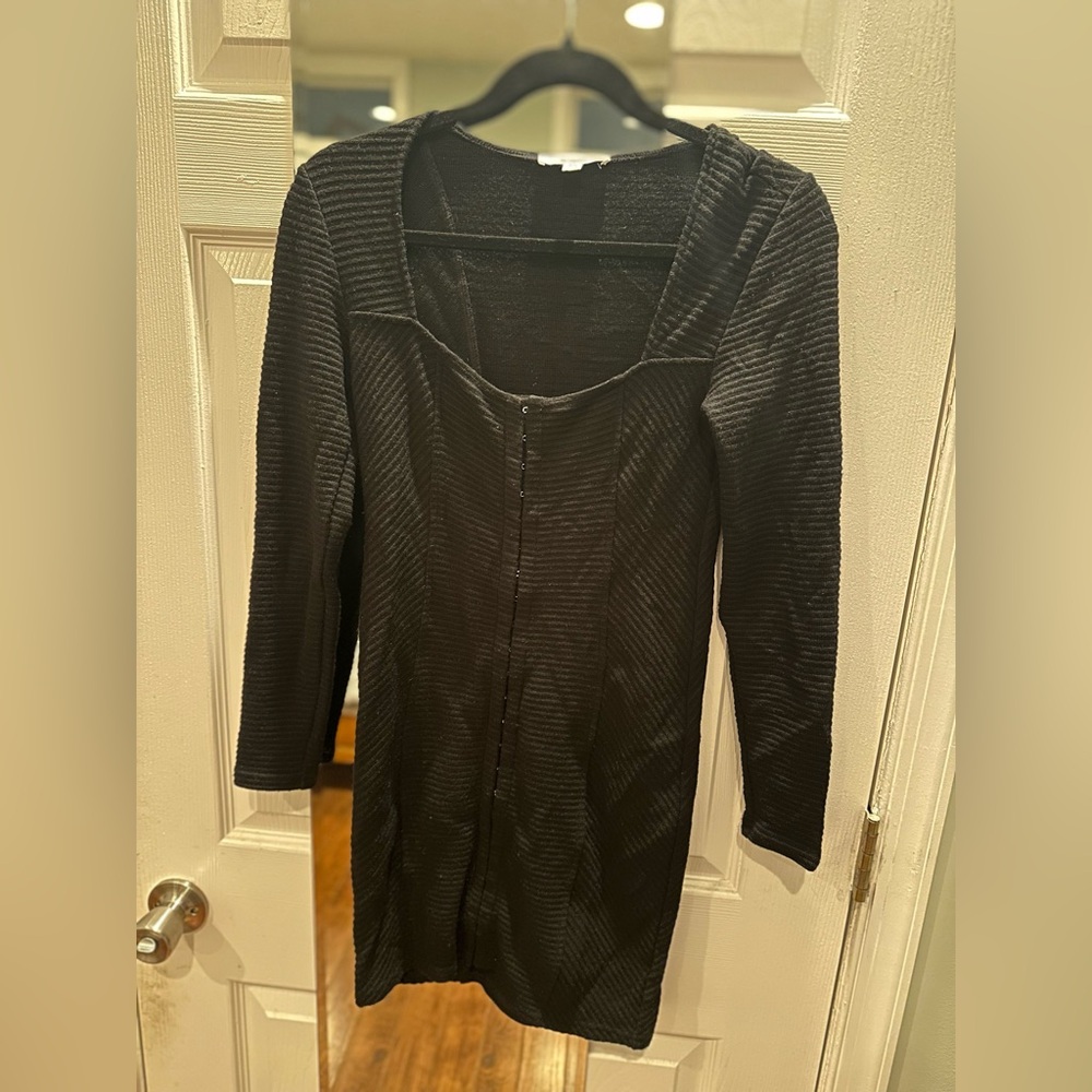 BB Dakota (Steve Madden) black sweater dress